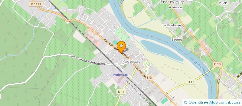 localisation de l'entreprise 113 NOTAIRES à PODENSAC