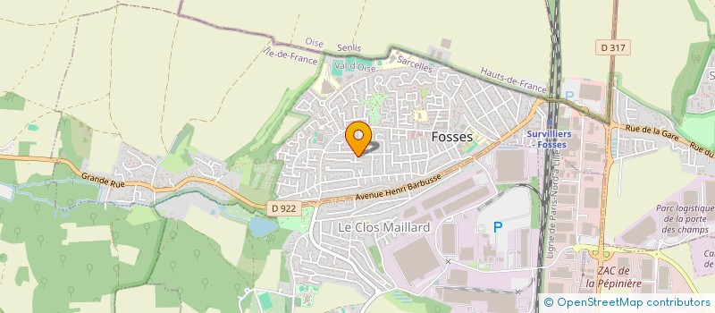 localisation de l'entreprise 114 ULTIMAT BURGER & CREPES  FOSSES