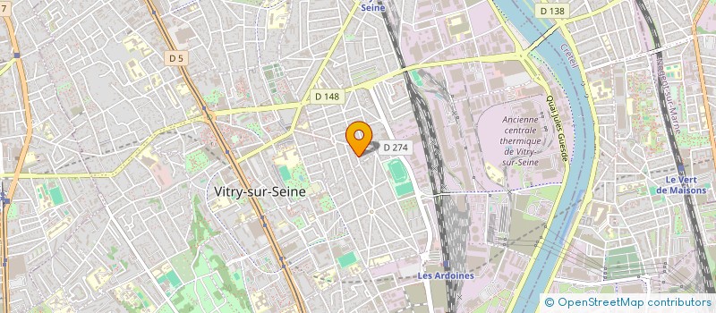 localisation de l'entreprise 114MEDIAPROD à VITRY-SUR-SEINE
