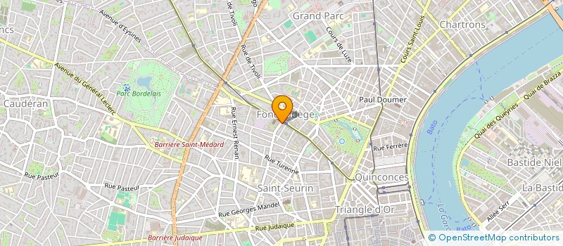 localisation de l'entreprise 116 RUE PAULIN  BORDEAUX