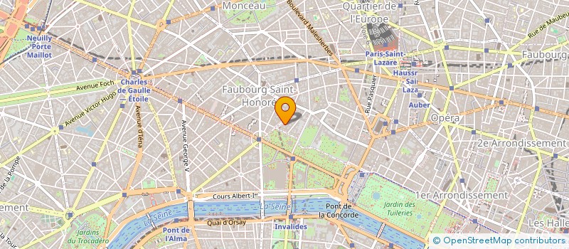 localisation de l'entreprise 118 SAINT-HONORE  PARIS