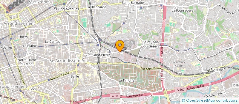 localisation de l'entreprise 1188 HERACLITE à MARSEILLE