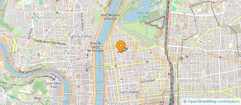 localisation de l'entreprise 119 CORNEILLE  LYON