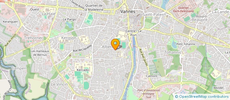 localisation de l'entreprise 119 PYRENEES à VANNES