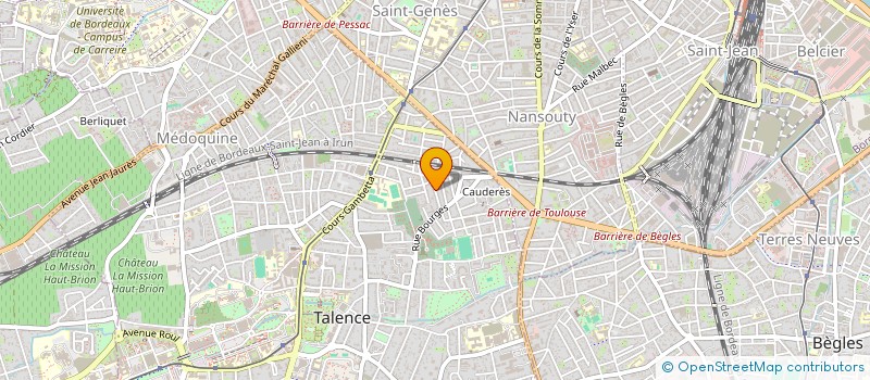 localisation de l'entreprise 11BCD  TALENCE