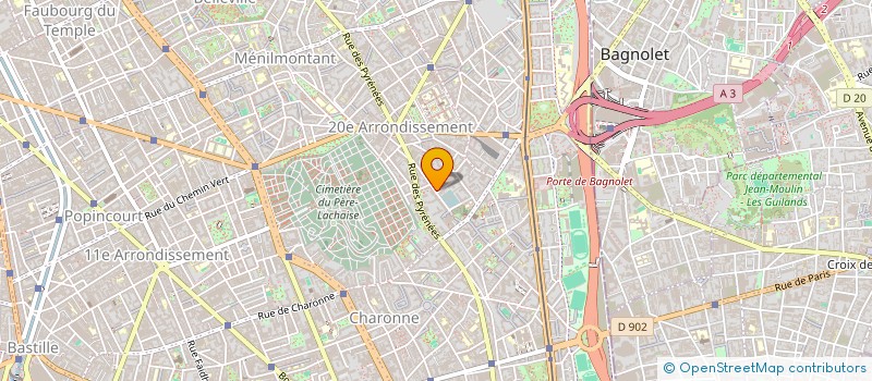 localisation de l'entreprise 11BIS MUSICS  PARIS