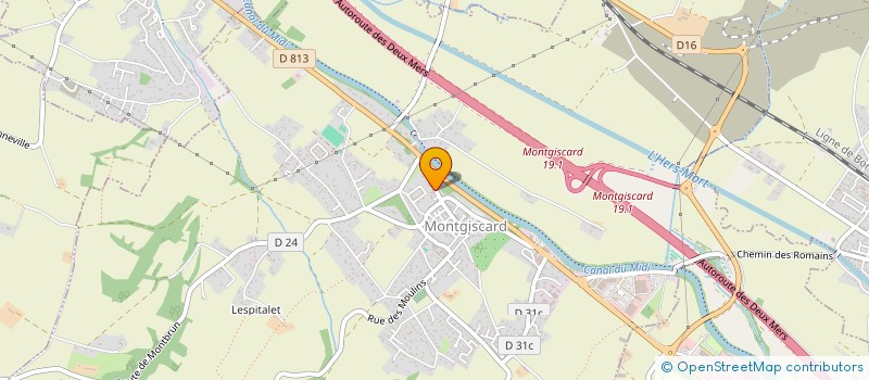 localisation de l'entreprise 11BIS STUDIO ARCHITECTES  MONTGISCARD