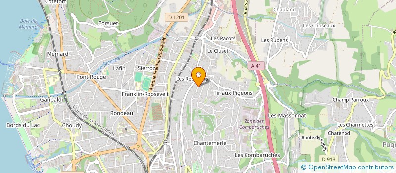 localisation de l'entreprise 11C2G  AIX-LES-BAINS