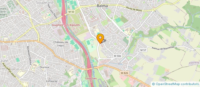 localisation de l'entreprise 11H55  BALMA