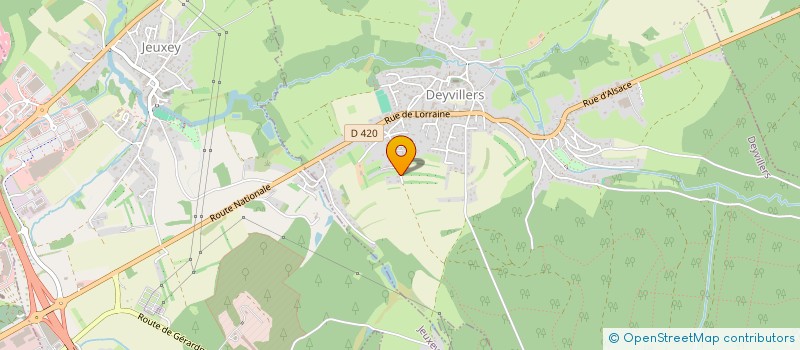 localisation de l'entreprise 11MARS  DEYVILLERS