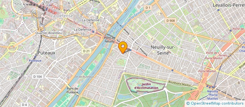 localisation de l'entreprise 11RUE CHARCOT à NEUILLY-SUR-SEINE