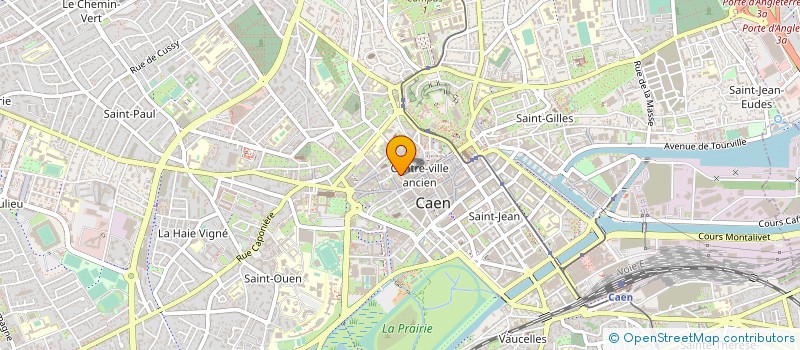 localisation de l'entreprise 12 14 RUE DEMOLOMBE à CAEN