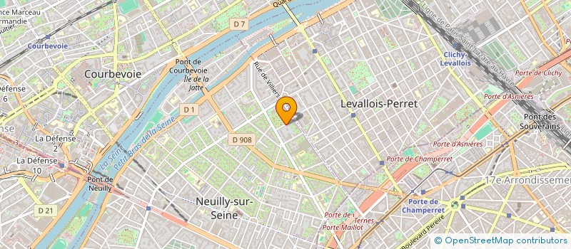 localisation de l'entreprise 12-14 RUE SAINT PAUL à NEUILLY-SUR-SEINE