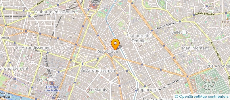 localisation de l'entreprise 12.5  PARIS