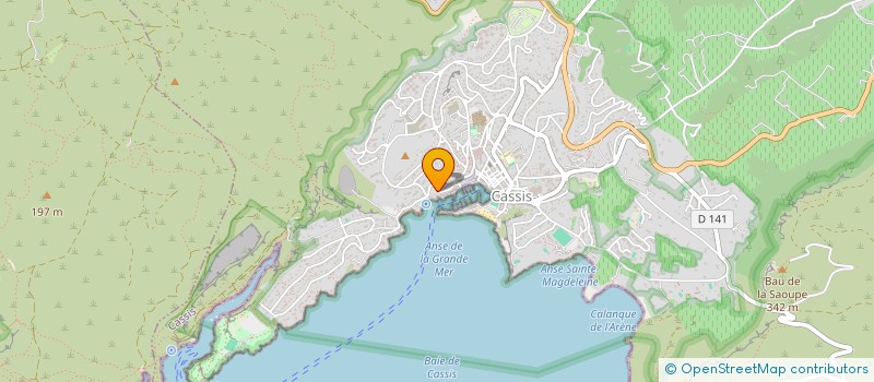 localisation de l'entreprise 12 AVENUE GANTEAUME  CASSIS