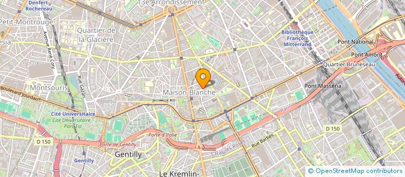 localisation de l'entreprise 12 BIS RUE CAILLAUX 75113  PARIS