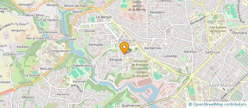 localisation de l'entreprise 12 BRESTOA à BREST