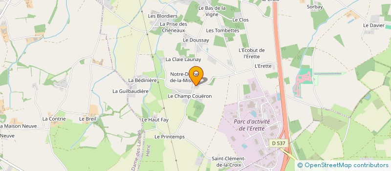 localisation de l'entreprise 12 DE L'ISAC  HERIC