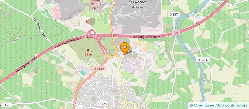 localisation de l'entreprise 12 DEGRES  BESSAN