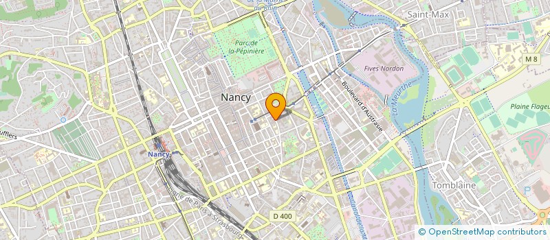 localisation de l'entreprise 12 EME GROUPE REG DE LA FFTL à NANCY