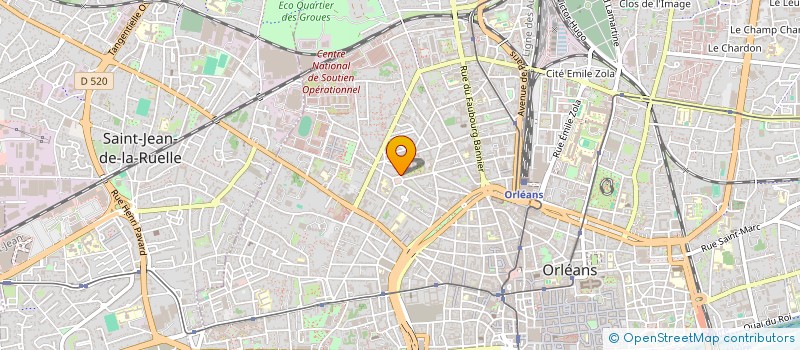 localisation de l'entreprise 12 FEVRIER à ORLEANS