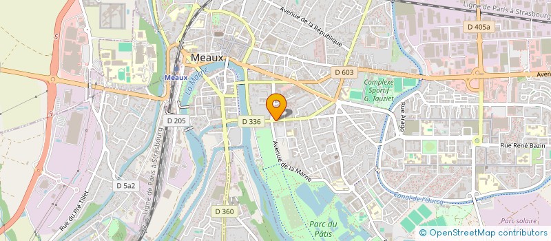 localisation de l'entreprise 12 FOCH à MEAUX