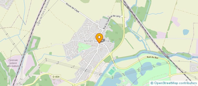 localisation de l'entreprise 12 LACS OUTDOOR  ANNET-SUR-MARNE