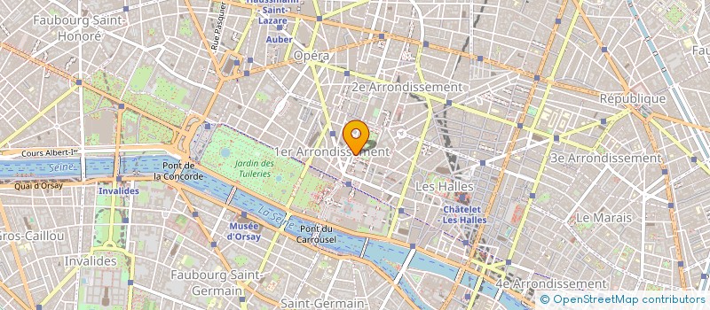 localisation de l'entreprise 12 MONTPENSIER à PARIS
