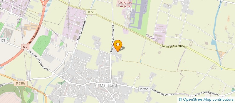 localisation de l'entreprise 12 MOONS  MALISSARD