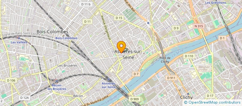 localisation de l'entreprise 12 PIGEON à ASNIERES-SUR-SEINE