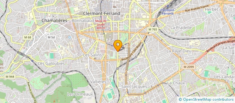 localisation de l'entreprise 12 RABANESSE  CLERMONT-FERRAND