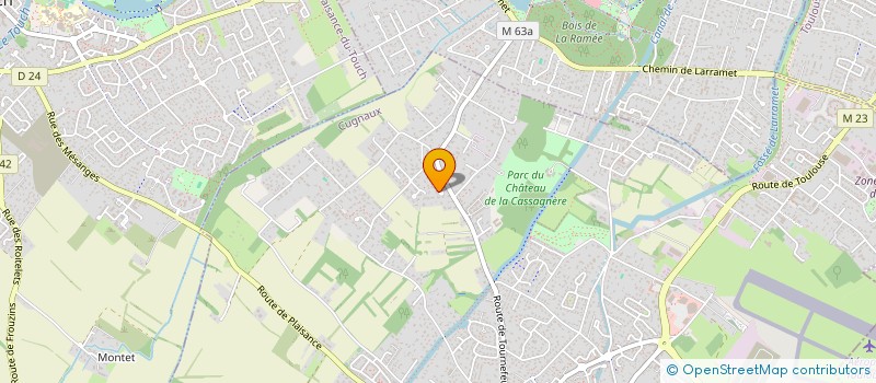 localisation de l'entreprise 12 RJB  CUGNAUX