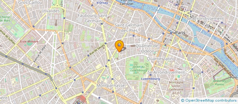 localisation de l'entreprise 12 RUE CASSETTE  PARIS