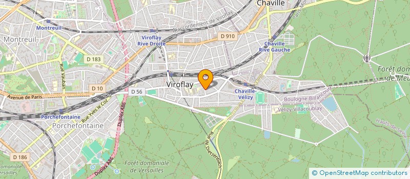 localisation de l'entreprise 12 RUE LAMARTINE  VIROFLAY