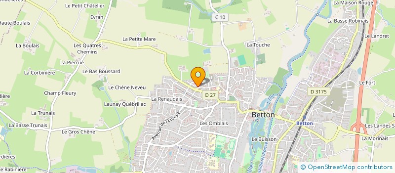 localisation de l'entreprise 12 SECONDES  BETTON