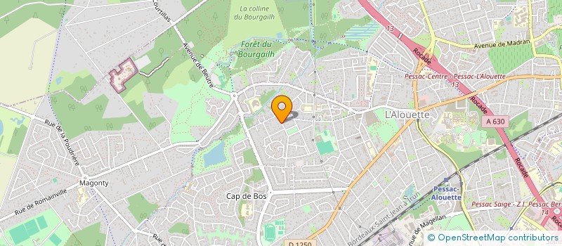 localisation de l'entreprise 12 TROIS à PESSAC