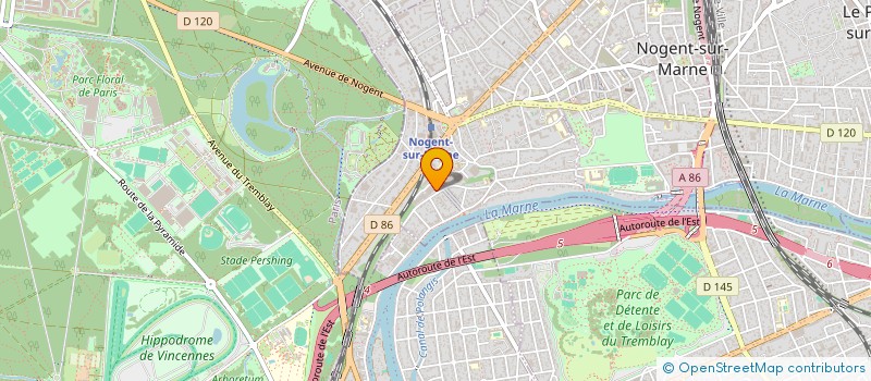 localisation de l'entreprise 120 IMMO  NOGENT-SUR-MARNE