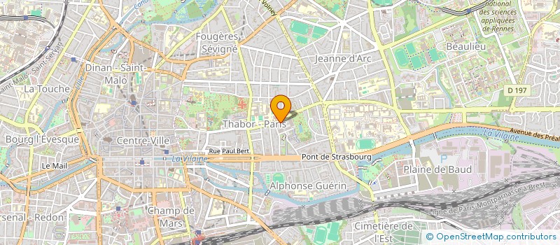 localisation de l'entreprise 120 POUR CENT INVEST  RENNES
