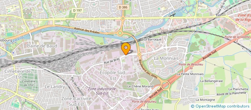 localisation de l'entreprise 120 PRODUCTION  CESSON-SEVIGNE