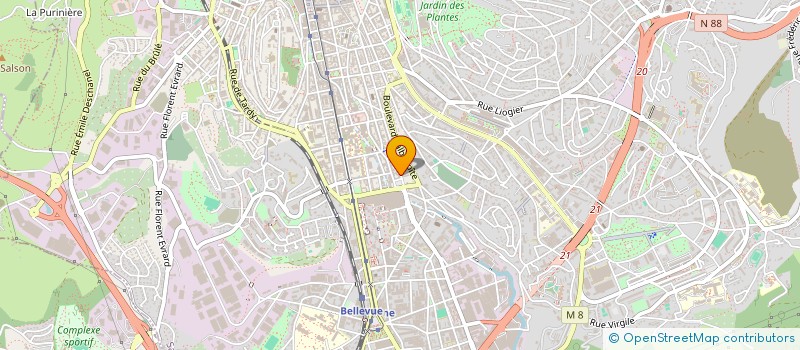 localisation de l'entreprise 120 RUE ANTOINE DURAFOUR  SAINT-ETIENNE