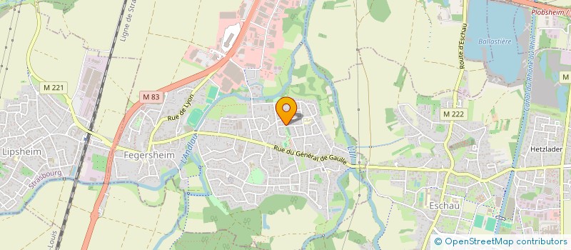 localisation de l'entreprise 1217LAB  FEGERSHEIM