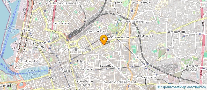 localisation de l'entreprise 122 BD DE LA LIBERATION à MARSEILLE