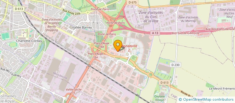 localisation de l'entreprise 123 BIGM  MONDEVILLE