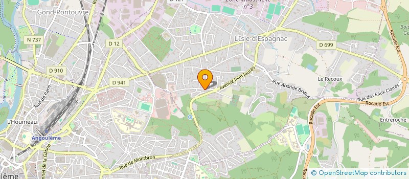 localisation de l'entreprise 123 C UR FEUILLE CISEAUX à L'ISLE-D'ESPAGNAC