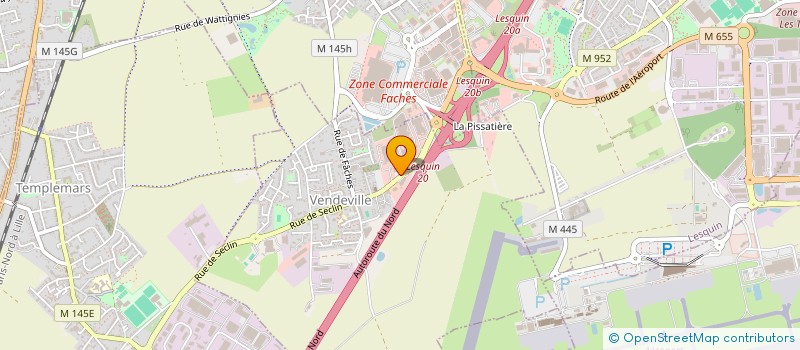 localisation de l'entreprise 123 CLOTURE  VENDEVILLE