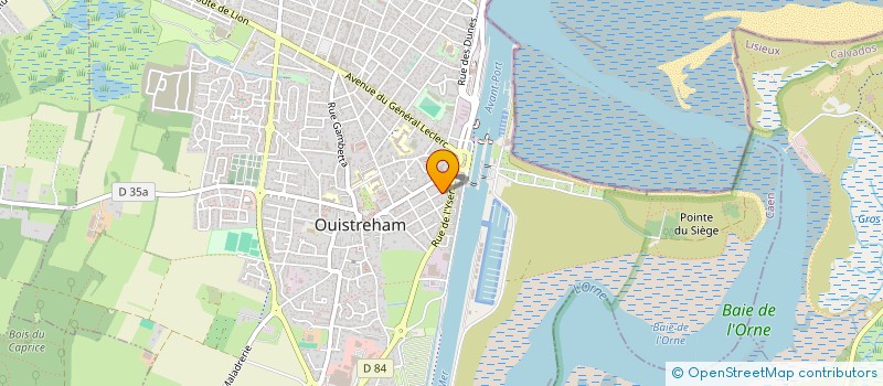localisation de l'entreprise 123 COURTAGE TRAVAUX  OUISTREHAM