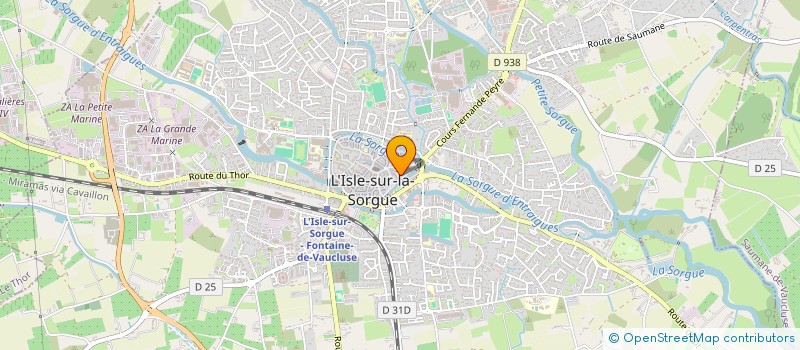 localisation de l'entreprise 123 DESTOCK'ISLE à L'ISLE-SUR-LA-SORGUE