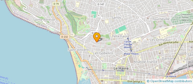 localisation de l'entreprise 123 FELIX à LE HAVRE