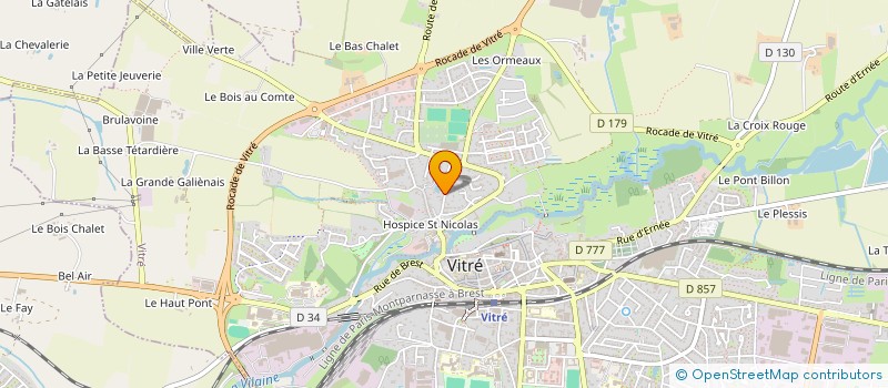 localisation de l'entreprise 123 FMD  VITRE