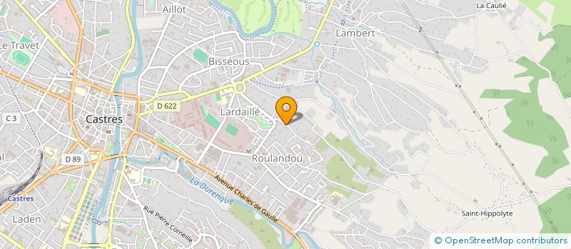 localisation de l'entreprise 123 GARE à BURLATS